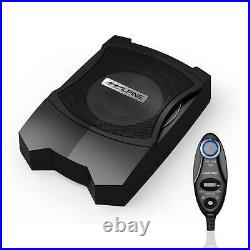 Alpine PWE-V80 Compact Underseat Sub Powered Active Subwoofer with Wired Remote