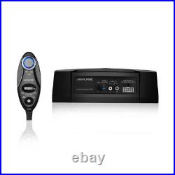 Alpine PWE-V80 Compact Underseat Sub Powered Active Subwoofer with Wired Remote