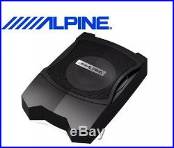 Alpine PWE-V80 Underseat active subwoofer includes installation accessories