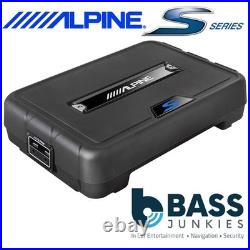 Alpine SS-SB10 10 25cm 600 Watts Underseat Amplified Shallow Car Subwoofer