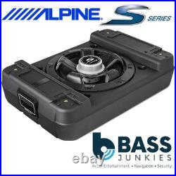 Alpine SS-SB10 10 25cm 600 Watts Underseat Amplified Shallow Car Subwoofer
