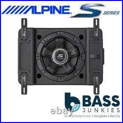 Alpine SS-SB10 10 25cm 600 Watts Underseat Amplified Shallow Car Subwoofer