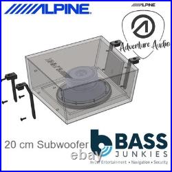 Alpine SWC-D84T6 Underseat 20cm Subwoofer Designed For VW Transporter T6 T6.1