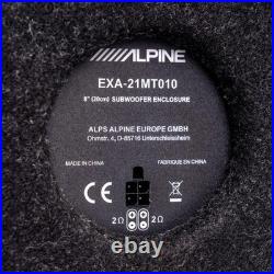 Alpine SWC-D84T6 Underseat Subwoofer Sub Enclosure for Volkswagen Transporter T6