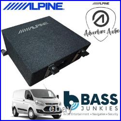 Alpine SWC-W84TRA7 Ford Transit 7 Custom 2014 On 8 Under Seat Car Bass Box