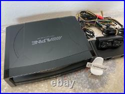 Alpine SWE-1200 Powered Subwoofer with Built-in Amplifier Controller 150W RMS