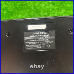 Alpine SWE-1200 Subwoofer Car Audio