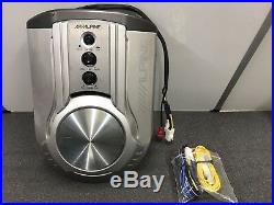 Alpine Swd-1600 Powered Sub Subwoofer Under Seat Bass Woofer With New Harness