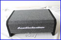 Audiobahn 10 1200W Car Truck Shallow Slim Loaded Bass box Audio Subwoofer UK