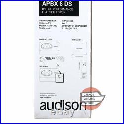 Audison APBX 8 DS 8 (200mm) Prima Series 500Watts Peak 4+4 Ohms Car Subwoofer