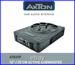Axton ATB25P 25 CM 10 Inch Underseat Bass Active Subwoofer With Remote Control