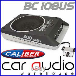 BC108US 500 Watts Amplified Under Seat Active Car Sub Subwoofer Bass Box Tube