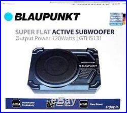 BLAUPUNKT 2.5 Tall Super Slim Single 10 Active Under Seat Subwoofer 200 WATTS