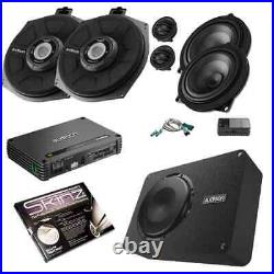 BMW Audison Front Speaker Underseat Sub Amplified Upgrade With 10 Subwoofer