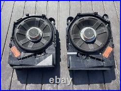 BMW E87 E90 E91 E92 Logic 7 Under Seat Speakers Left + Right Subwoofer