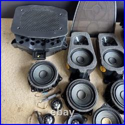 BMW X5 SERIES F15 F85 HARMAN KARDON SPEAKER Tweeters Under Seat Subwoofers Kit