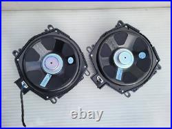 Bmw F16 F26 X6 X4 Bass Speakers Under Seat Subwoofers Hifi System Pair 9297898