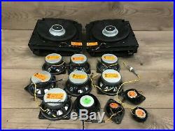 Bmw Oem E60 525 528 530 535 545 550 M5 Front & Rear Speaker Speakers Logic 7 Set
