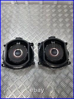 Bmw X5 F15 X5m F85 Pair Of Harman Kardon Subwoofer Under Front Seats 9247342