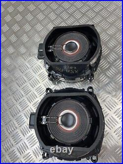 Bmw X5 F15 X5m F85 Pair Of Harman Kardon Subwoofer Under Front Seats 9247342
