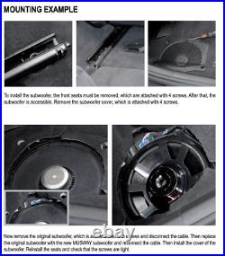 Bmw X6 Series Under Seat Subwoofer Musway Csb8w 300 Watts Plug And Play Upgrade
