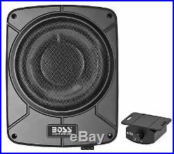Boss BAB10 10 1200w Under-Seat Active Powered Car/Truck Subwoofer Sub+Wire Kit