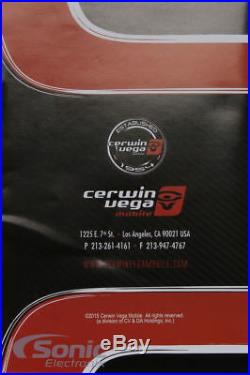 CERWIN VEGA 550W 10 Under Seat Powered Subwoofer Enclosure (VPAS10) + Amp Kit