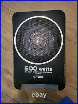 Caliber CALBC108US 8 500 Watts Amplified Under Seat Car Van Subwoofer