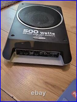 Caliber CALBC108US 8 500 Watts Amplified Under Seat Car Van Subwoofer