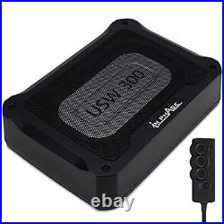 Car Audio USW300 300W Underseat Ultra Slim Compact Active Subwoofer