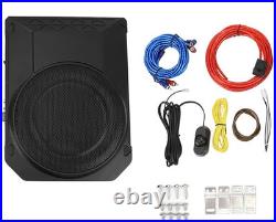 Car Subwoofer, 10 Inch Active Subwoofer Ultra Thin 800W 2.5 Ohms Under Seat