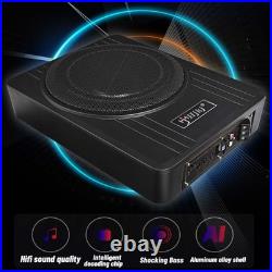 Car Subwoofer Active Underseat Bass Box Audio Sub Speaker Amplifier 12V 600W UK#