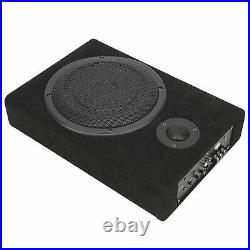 Car Subwoofer Speaker 8in Under-Seat Power Amplifier Bass Loudsperker Box 12V
