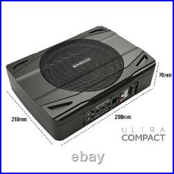 Car Van Audio Amplified Active Subwoofer 20cm 8 Ultra slim to fit in all cars
