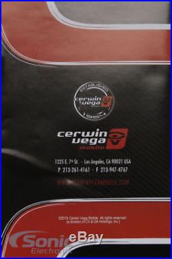 Cerwin-Vega VPAS10 550W RMS 10 Slim Under Seat 2-ohm Subwoofer Amplifier Amp