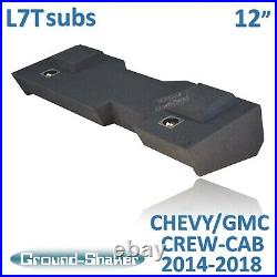 Chevy Silverado Crew-Cab For Kicker L7T 12 Dual Subwoofer Enclosure Sub Box