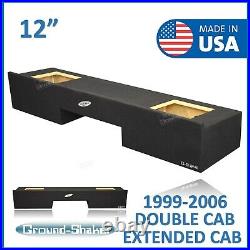 Chevy Silverado Extended Cab Truck 12 Solo Baric Sub Box Subwoofer Enclosure