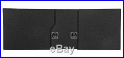 Crew Cab Dual 12 Vented Ported Subwoofer Sub Box Enclosure For 07-13 GMC/Chevy