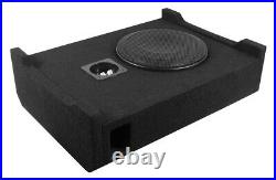 Crunch 8 Downfire Slim Car Audio Bass Box reflex System 20cm Shallow Subwoofer