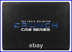 Crunch 8 Downfire Slim Car Audio Bass Box reflex System 20cm Shallow Subwoofer