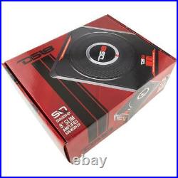 DS18 8 600W Under-Seat Compact Car Amplified Black Subwoofer SQBASS8