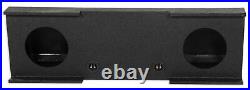 Dual 10 Subwoofer Sub Box For 2007-2013 Chevy Silverado/GMC Sierra Crew Cab