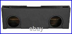 Dual 10 Vented Ported Subwoofer Sub Box Enclosure For 07-13 GMC/Chevy Crew Cab