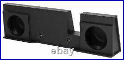 Dual 12 Sealed Subwoofer Sub Box Enclosure For 04-08 Ford F150 Xcab SuperCrew