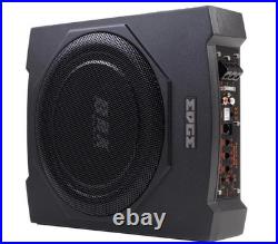 EDGE EDBX10A-E0 10 Slim Underseat Active Subwoofer Car Bass Box 360W Peak Power