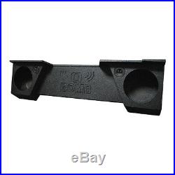 EMPTY Dual 10 SubWOOFER Sub Speaker BOX Under seat Downfiring Extended cab