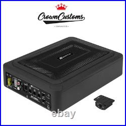 ESX Q168A 6x8 Underseat Active Subwoofer 200W RMS Compact Slim Fit Bass Box