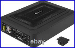 ESX Q168A 6x8 Underseat Active Subwoofer 200W RMS Compact Slim Fit Bass Box