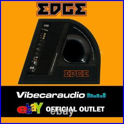 Edge Twin 12 Active Car Subwoofer Enclosure 1800W Max Power In Wiring Kit