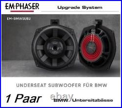 Emphaser EM-BMWSUB2 under-Seat Subwoofer Compatible With BMW 3er E90, E91, E92
